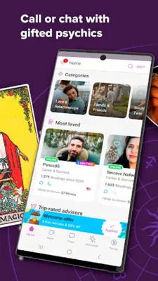 Zodiac Psychics Tarot Reading android App screenshot 14